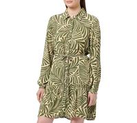 ONLY Women's ONLCHIARA L/S Shirt Dress PTM Blouse, Kalamata/AOP:Bali Palm, XS