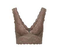 ONLY Women's Onlchloe Lace Bra Noos Acc, Cognac, S