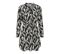 ONLY Women's Onlcory L/S V-Neck Tunic WVN Noos, Black/AOP:581 Black Scarlett, M