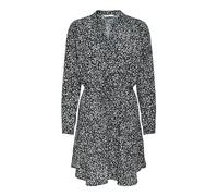 ONLY Women's Onlcory L/S V-Neck Tunic WVN Noos Blouse, Blackaop: Maria White Grey Ditsy, M