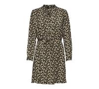 ONLY Women's Onlcory L/S V-Neck Tunic WVN Noos Tunic, Black/AOP:Sarah Ditsy Flower, L