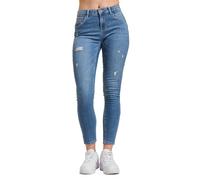 ONLY Women's Onldaisy Reg Push Up Sk ANK DEST DNM Box Jeans, Medium Blue (Medium Blue Denim), 28W x 32L