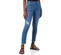 ONLY Women's ONLDAISY REG Push UP SK ANK DNM Jeans, Medium Blue Denim, 30/32