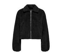 ONLY Women's Onldana Life Faux Fur Jacket CC OTW, black, L