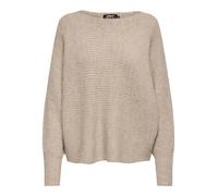 Only Round Neck Knitted Jumper Beige