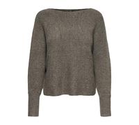 ONLY Womens Onldaniella L/S Knt Noos Jumper Sweater, Major Brown, S UK