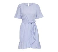 ONLY Women's Onldelila S/S Short Dress WVN Noos Summer Dress, White, M