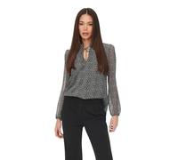 ONLY Women's Onlditsy L/S Blouse WVN Noos, Black/AOP: Cera Ditsy, M
