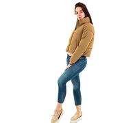 Only Womens Dolly Short Puffer Jacket Tigers Eye S