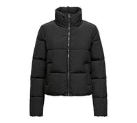 Only Womenss Dolly Short Puffer Jacket in Black - Size 10 UK