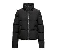 Only Womenss Dolly Short Puffer Jacket in Black - Size 6 UK