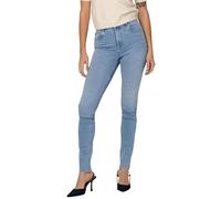 ONLY Women's Onldruna Hw Skinny DNM Pimbox Jeans, Light Medium Blue Denim, 26W x 32L