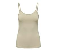 ONLY Women's Onlea S/L New Singlet JRS Noos Top, Humus, M