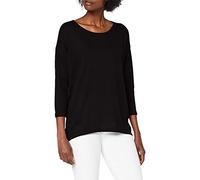 ONLY Women's onlELCOS 4/5 Solid TOP JRS NOOS Long Sleeve, Black, 38 (Size: Medium)
