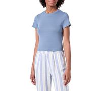 ONLY Women's Onlelina S/S O-Neck Short Top JRS T-Shirt, Blue, XXS