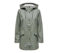 ONLY Women's Onlelisa OTW Noos Raincoat Waterproof Raincoat with Hood, agave green, XXL