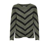 ONLY Women's Onleliza L/S KNT NOOS 15191792 Jumper, Lizard/Detail:w/Black, L