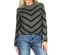 ONLY Womens Onleliza L/S Pullover Ex KNT Sweater, Lizard, XL UK Green/Black