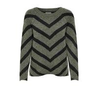 ONLY Womens Onleliza L/S Pullover Ex KNT Sweater, Lizard, XL UK Green/Black