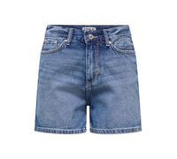 ONLY Women's Onlella Mw Shorts Tai DNM, Medium Blue (Medium Blue Denim), XL