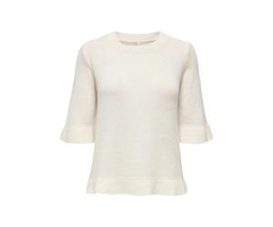 ONLY Women's Onlella SS Frill O-Neck KNT