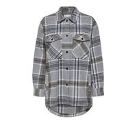 ONLY Women's Onlellene-Valda Shacket PNT Shirt Jacket, Chipmunk/Checks: Check, 16