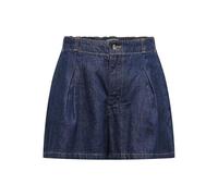 ONLY Women's Onlellis Loose Pleated Shorts DNM AKM, Dark Denim Blue, XS