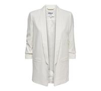 ONLY Women's Onlelly 3/4 Life Blazer TLR Noos, Cloud Dancer, 8 UK