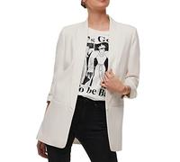 ONLY Women's Onlelly 3/4 Life Tlr Noos Blazer, Cloud Dancer, 8 UK