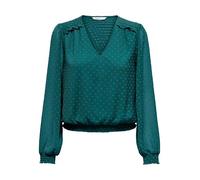 ONLY Women's Onlelmira Life New Dobby L/S Top WVN Blouse (Pack of 1)