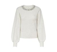 ONLY Women's Onlelsa L/S KNT Pullover, Pumice Stone, XS