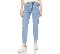 ONLY Women's Onlemily Hw St Raw Crop ANK Mae06 Noos Jeans, Light Blue Denim, 31/32