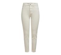 ONLY Women's Onlemily Life Hw St Raw Crpank Col Noos Casual Pants