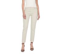 ONLY Women's Onlemily Life Hw St Raw Crpank Col Noos Jeans, Ecru, 31W / 30L