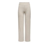 ONLY Women's Onlemma Wide Pant Noos JRS Fabric Trousers, Pumice Stone/Detail:Melange, XS