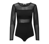 ONLY Women's Onlesther L/S Mesh Bodystocking JRS Body, Black 1, XS