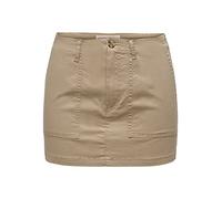 ONLY Women's Onlevelyn Mw Short Cargo Skirt PNT, Cornstalk, XL