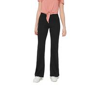 Only Women's ONLFEVER Stretch Flaired Pants JRS NOOS Pants, Black, S/34