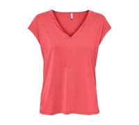 ONLY Women's Onlfree Life S/S Mod.v-Neck Top JRS Noos, Dubarry, S