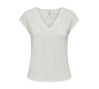 Women's v-neck T-shirt Only Free Life Blanc S