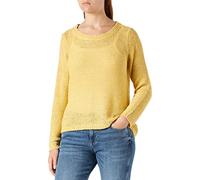 ONLY Women's ONLGEENA XO L/S Pullover KNT NOOS Pullover Sweater, Straw, XL