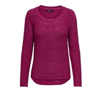 ONLY Women's Onlgeena Xo L/S Pullover KNT Noos Sweater, Granita, M