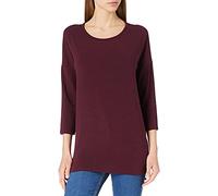 ONLY Women's Onlglamour 3/4 Top JRS Noos Sweater, Winetasting, S