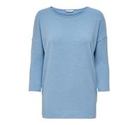 ONLY Women's ONLGLAMOUR 3/4 TOP JRS NOOS T-Shirt, Allure/Detail:Melange, L