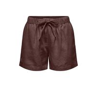 ONLY Women's Onlgoa Mw Lin Bl Pull-Up Shorts CC PNT, Stone Brown, M