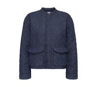 Only Hallie Quilted Denim Jacket, Blue, Size M, Women Blue