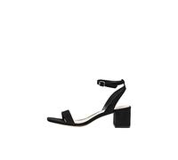 ONLY Women's Onlhanna-1 Life Pu Heeled Noos Sandals, black, 8 UK