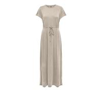 ONLY Women's Onlhannah S/S Long Dress JRS, Feather Gray, M