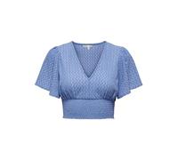 ONLY Women's Onlhannah S/S Smock Top JRS Noos T-Shirt, Blue, M