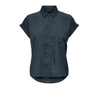 ONLY Women's Onlhannover Life S/S Shirt WVN Relaxing Short Sleeve top with Button Closure (Pack of 1)